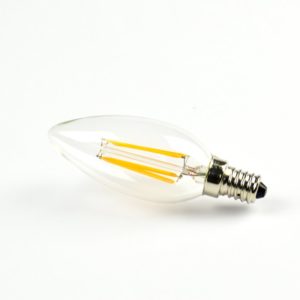 Oxford Light 4W LED Candelabra Light Bulb Equivalent to 40W Incandescent Bulb the perfect chandelier led light bulb, E12 Base, Warm White 2700K, 400 Lumens, Dimmable
